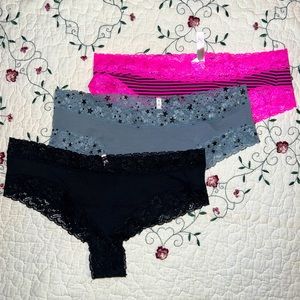 NWOT Pink VS Panties Bundle
